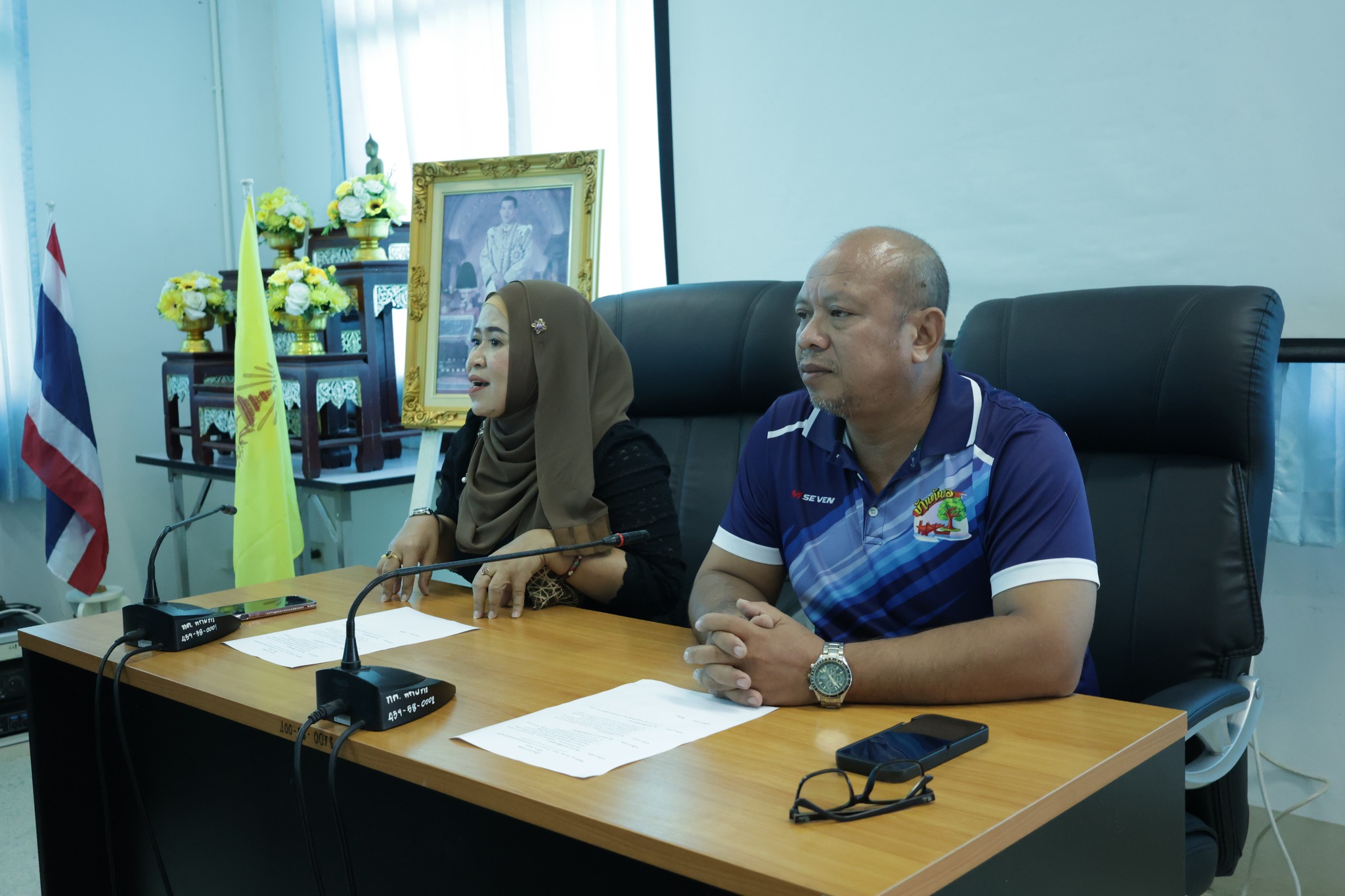 ร่วมประชุมปรึกษาหารือแนวทางการจัดกีฬารัฐ-ราษฎร์ ประจำปีงบประมาณ 2569 และมอบอุปกรณ์กีฬาในการใช้ส่งเสริมกีฬาภายในหมู่บ้าน